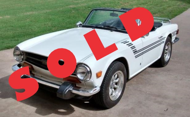 Image of sold 1974 TR6